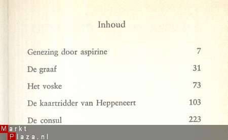 GERARD WALSCHAP*1.ASPIRINE2.GRAAF3.VOSKE4.HEPPENEERT5.CONSUL - 2