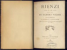 RICHARD WAGNER**RIENZI**CH. NUITTER ET JULES GUILLIAUME**