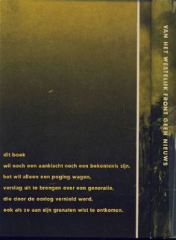 ERICH MARIA REMARQUE**VAN HET WESTELIJK FRONT GEEN NIEUWS** - 5