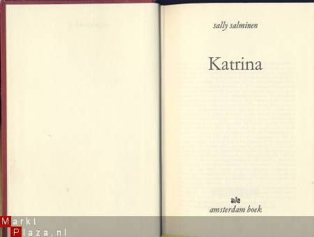 SALLY SALMINEN**KATRINA**MILJOENENREEKS 7AMSTERDAM BOEK* - 2