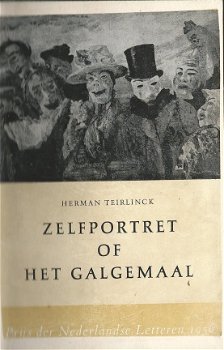 HERMAN TEIRLINCK*ZELFPORTRET OF HET GALGEMAAL**A.MANTEAU**ZWARTE HARDCO + GOUDOPDRUK.**VER - 1