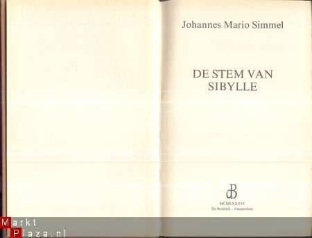 JOHANNES MARIO SIMMEL**DE STEM VAN SIBYLLE**DIE IM DUNKELN S - 2