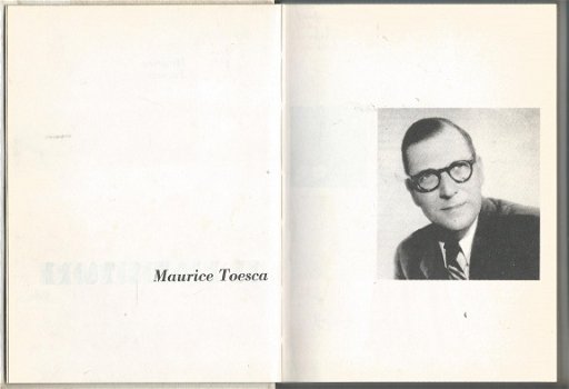 MAURICE TOESCA ***LE REQUISITOIRE** **TOILE TEXTURE**HARDCOVER. EDITIONS 1970 ROMBALDI - 3