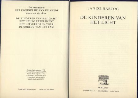 JAN DE HARTOG**DE KINDEREN VAN HET LICHT*HET KONINKRIJK VAN - 7