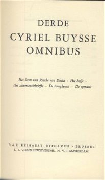 CYRIEL BUYSSE**DERDE BUYSSE OMNIBUS**REINAERT SKYVERTEX - 2