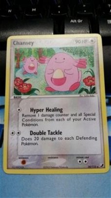 Chansey  20/115  Rare Ex Unseen Forces