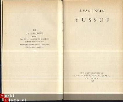 J. VAN LINGEN**YUSSUF**1948*AMST. BOEK-EN COURANTMIJ - 2