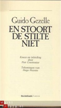 GUIDO GEZELLE ** EN STOORT DE STILTE NIET **P. COUTTENIER** - 3