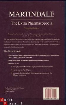 MARTINDALE**THE EXTRA PHARMACOPOEIA**1996**31 th EDITION - 2