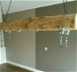 Robuuste houten hanglamp - 1 - Thumbnail