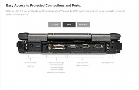 Fully Rugged Notebook Getac B300 Touch screen Intel Core i5 - 5