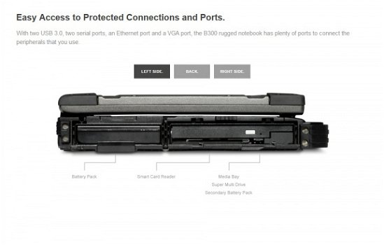 Fully Rugged Notebook Getac B300 Touch screen Intel Core i5 - 6