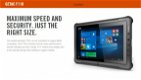 Fully Rugged Tablet Getac F110 G3 Basic USB BT WLAN hot-swap Win.10 Pro FE21YQKB1DXX - 4 - Thumbnail