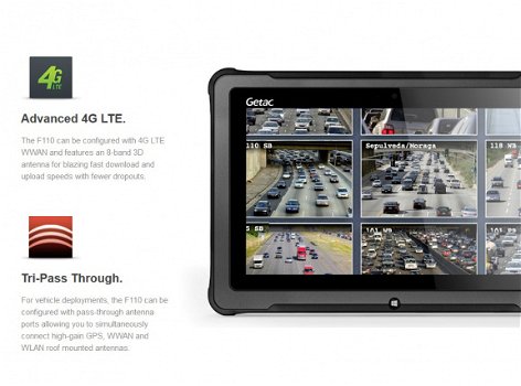 Fully Rugged Tablet Getac F110 G3 Premium Ethernet WLAN Gobi5000 GPS digitizer Win.7 FE21CCLB1HXB - 4