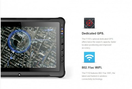 Fully Rugged Tablet Getac F110 G3 Premium Ethernet WLAN Gobi5000 GPS digitizer Win.7 FE21CCLB1HXB - 5