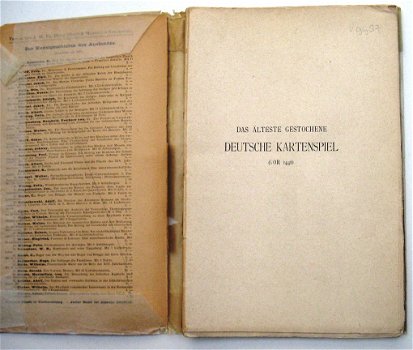 Das älteste Deutsche Kartenspiel 1905 Geisberg Kaartspel - 3