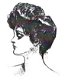 SALE NIEUW Cling stempel Vintage Lady Head van Non Sequitur. - 1 - Thumbnail