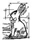 SALE TIM HOLTZ cling stempel Mini Blueprints 2 Bunny - 1 - Thumbnail