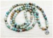 Amazoniet mala ketting of armband met Levensboom bedel - 2 - Thumbnail