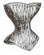 SALE NIEUW Unmounted stempel Dress Forms & Corset NR 1 van Oxford Impressions - 1 - Thumbnail