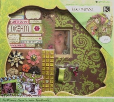 SALE NIEUW K&Company Amy Butler Lotus Petal Boxed Scrapbook Kit 12 inch - 1