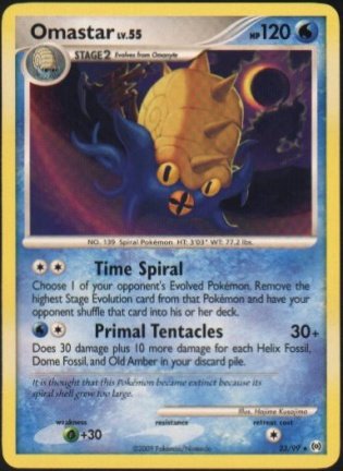 Omastar 23/99 Rare Platinum Arceus - nr. 1