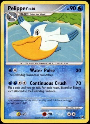 Pelipper 24/99 Rare Platinum Arceus - nr. 1