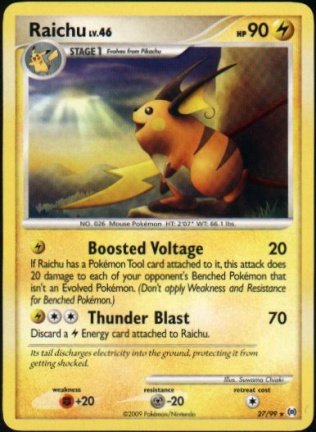 Raichu 27/99 Rare Platinum Arceus - nr. 1