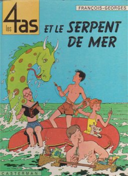 De 4 helden les 4AS et le serpent de mer hardcover franstalig - 1