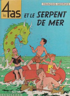 De 4 helden les 4AS et le serpent de mer hardcover franstalig