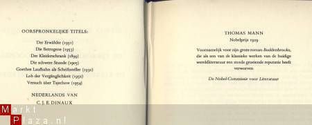 THOMAS MANN**DE VERKORENE+DE ONTGOOCHELING+DE KLERENKAST - 3