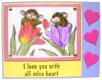 SALE GROTE RETIRED houten stempel I Give You My Heart van House Mouse - 3 - Thumbnail