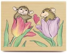 SALE GROTE RETIRED houten stempel I Give You My Heart van House Mouse.