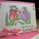 SALE GROTE RETIRED houten stempel I Give You My Heart van House Mouse. - 5 - Thumbnail