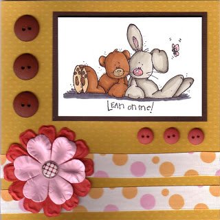 SALE GROTE Houten stempel Lean On Me van Whipper Snapper - 4