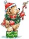 SALE GROTE Houten stempel Candy Cane Perch van Penny Black - 1 - Thumbnail