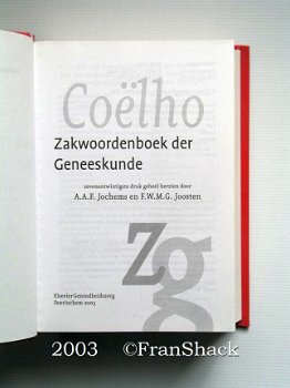 [2003] Zakwoordenboek der Geneeskunde, Coëlho, Elsevier - 3