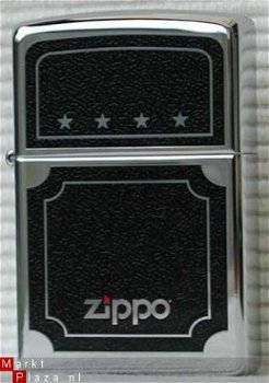 Prachtige Zippo aansteker Sterren zwart 2003 NIEUW N124 - 1