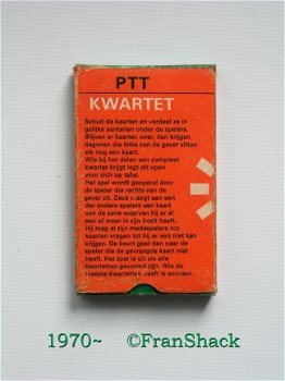 [1970~] PTT KWARTET, in oranje doos met groen-witte figuur - 5