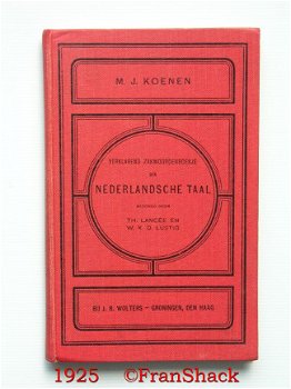 [1925] Verklarend zakwoordenboekje der Nederlandse taal, Koenen, Wolters - 1