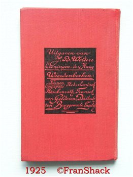[1925] Verklarend zakwoordenboekje der Nederlandse taal, Koenen, Wolters - 4