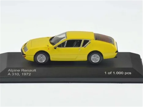 1:43 WhiteBox WB160 Renault Alpine A310 1600 1972 Yellow Ixo - 0