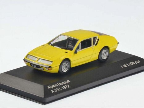 1:43 WhiteBox WB160 Renault Alpine A310 1600 1972 Yellow Ixo - 1