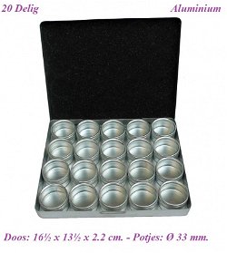 Sorteerbox met 20 inzetpotjes = 34539