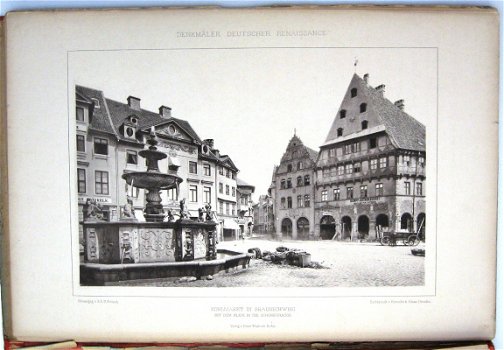 Denkmäler Deutscher Renaissance 1882-91 11 vol. Architectuur - 1