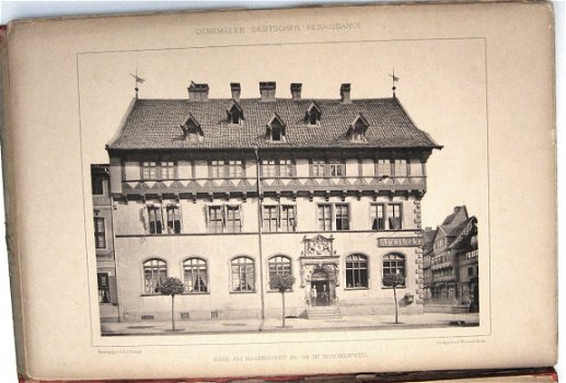 Denkmäler Deutscher Renaissance 1882-91 11 vol. Architectuur - 4