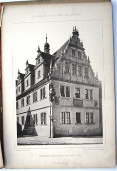 Denkmäler Deutscher Renaissance 1882-91 11 vol. Architectuur - 5