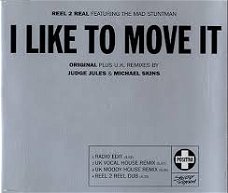 Reel 2 Real Featuring The Mad Stuntman ‎– I Like To Move It  4 Track CDSingle