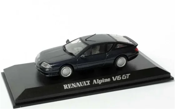 1:43 Norev Renault Alpine V6 GT donkerblauw - 0