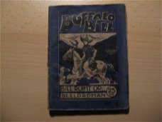 Oude Beeldroman Buffalo Bill ruimt op...1950